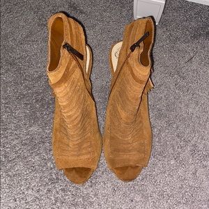 Vince Camuto Suede Platforms 7.5